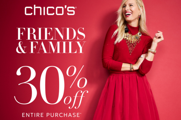 Chico’s Friends & Family Sale